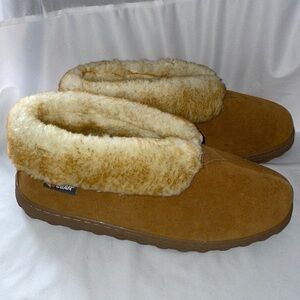 Guide Gear Suede Leather Australian Wool Men’s Roll Bootie Tan size 11